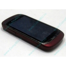 Красно-розовый телефон Alcatel One Touch 818 (Нижнекамск)