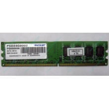 Модуль оперативной памяти 4Gb DDR2 Patriot PSD24G8002 pc-6400 (800MHz)  (Нижнекамск)
