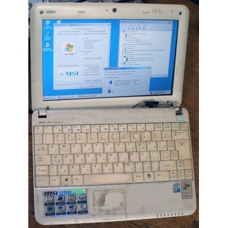 Нетбук MSI Wind U100 (Intel Atom N270 1.66Ghz /1024Mb DDR2 /120Gb /10" 1024x600) - Нижнекамск