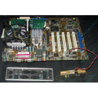 Материнская плата Asus P4PE (FireWire) с процессором Intel Pentium-4 2.4GHz s.478 и памятью 768Mb DDR1 Б/У (Нижнекамск)