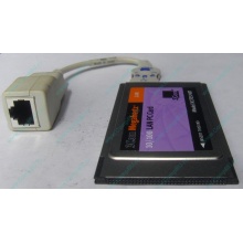 Сетевая карта для ноутбука 3COM Mehahertz 3CCFE574BT (PCMCIA) - Нижнекамск